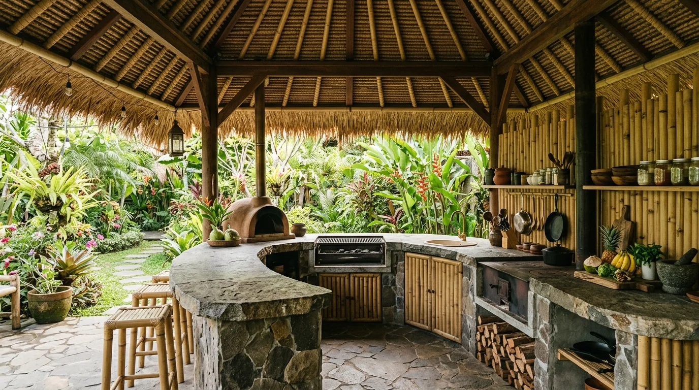 10. Tie the kitchen into the landscape around it