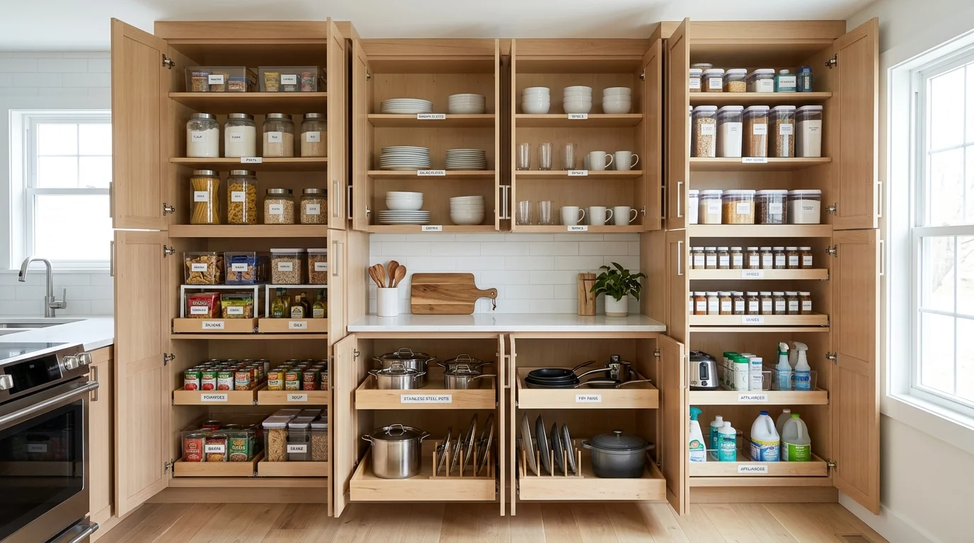 13 Practical Guide on Where to Put Things in Kitchen Cabinets for Efficiency