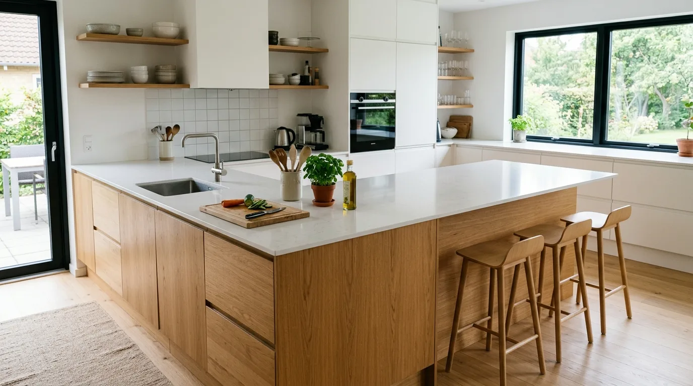 12 Practical Scandinavian Kitchen Island Designs for Prep and Dining
