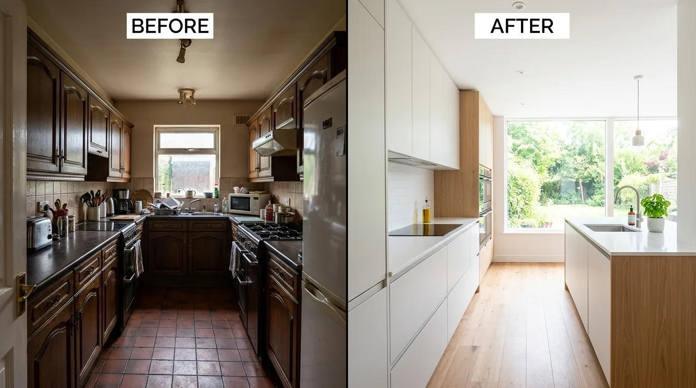 4. Bring in lighting that flatters the finish