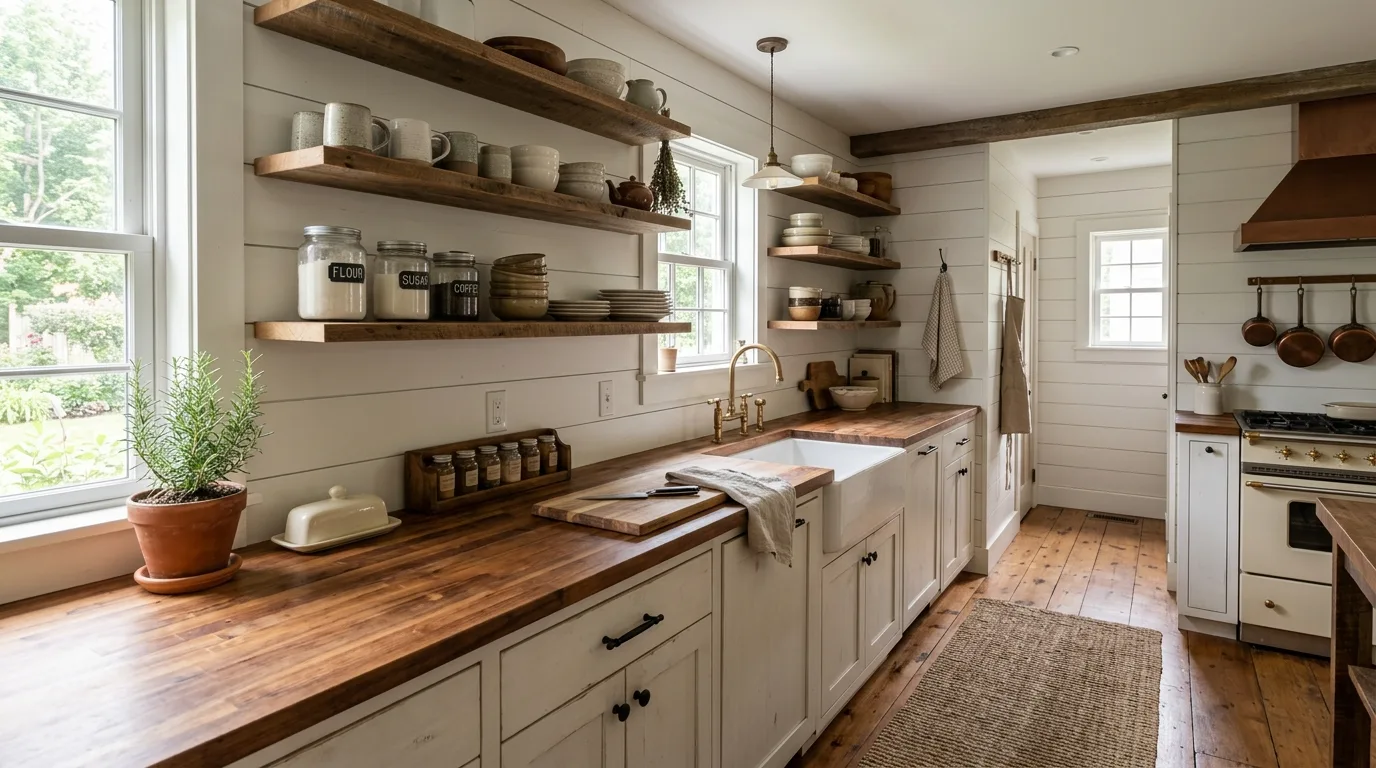 12 Rustic Shiplap Backsplash Kitchen Ideas for Instant Character