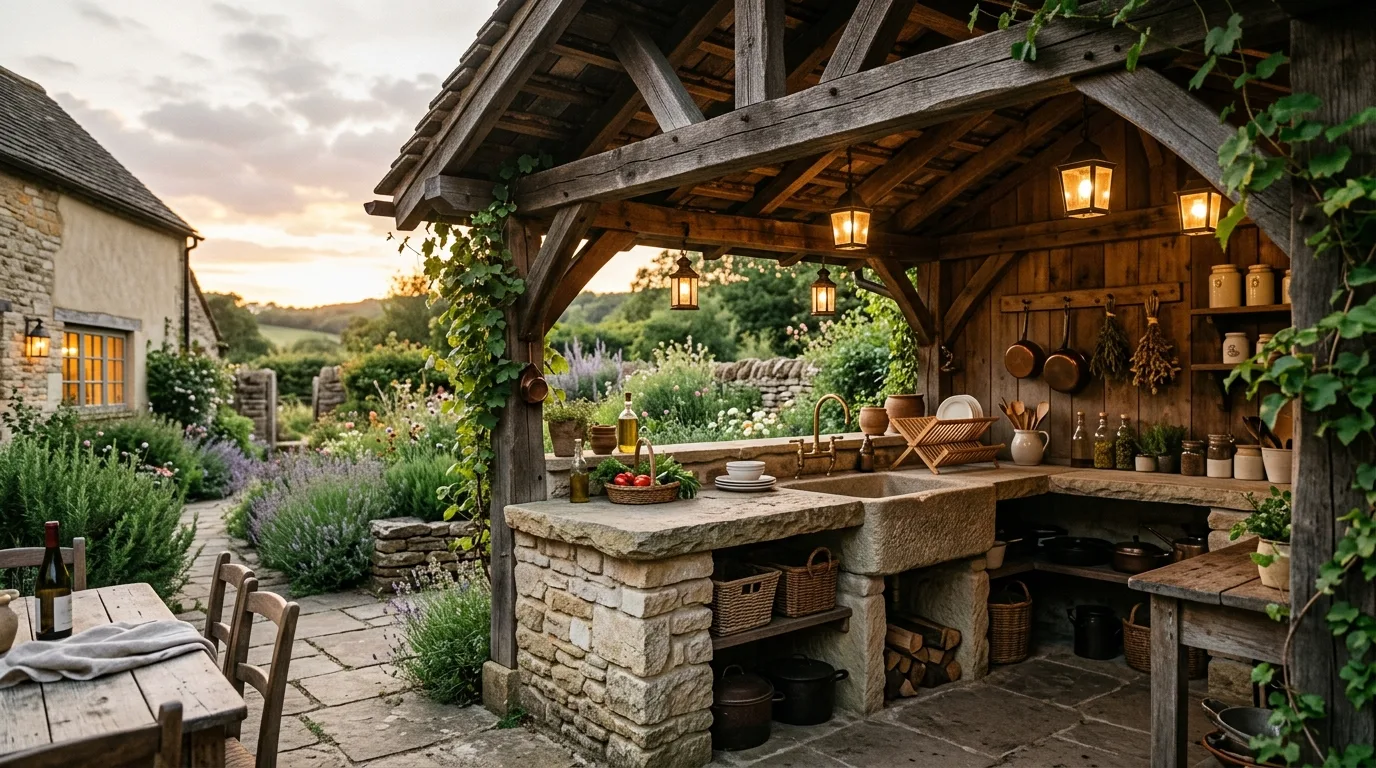 4. Add lighting that extends the space into evening