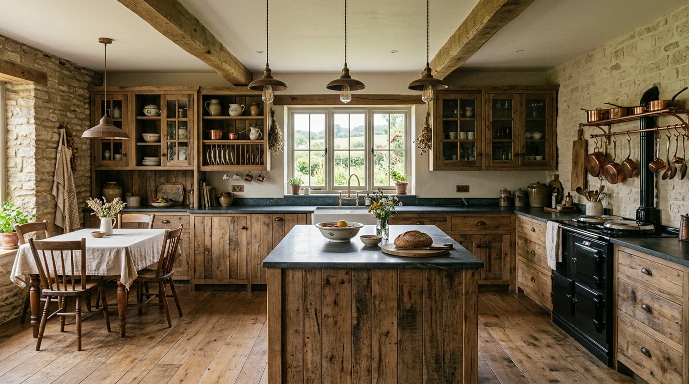 4. Bring in lighting that flatters the finish