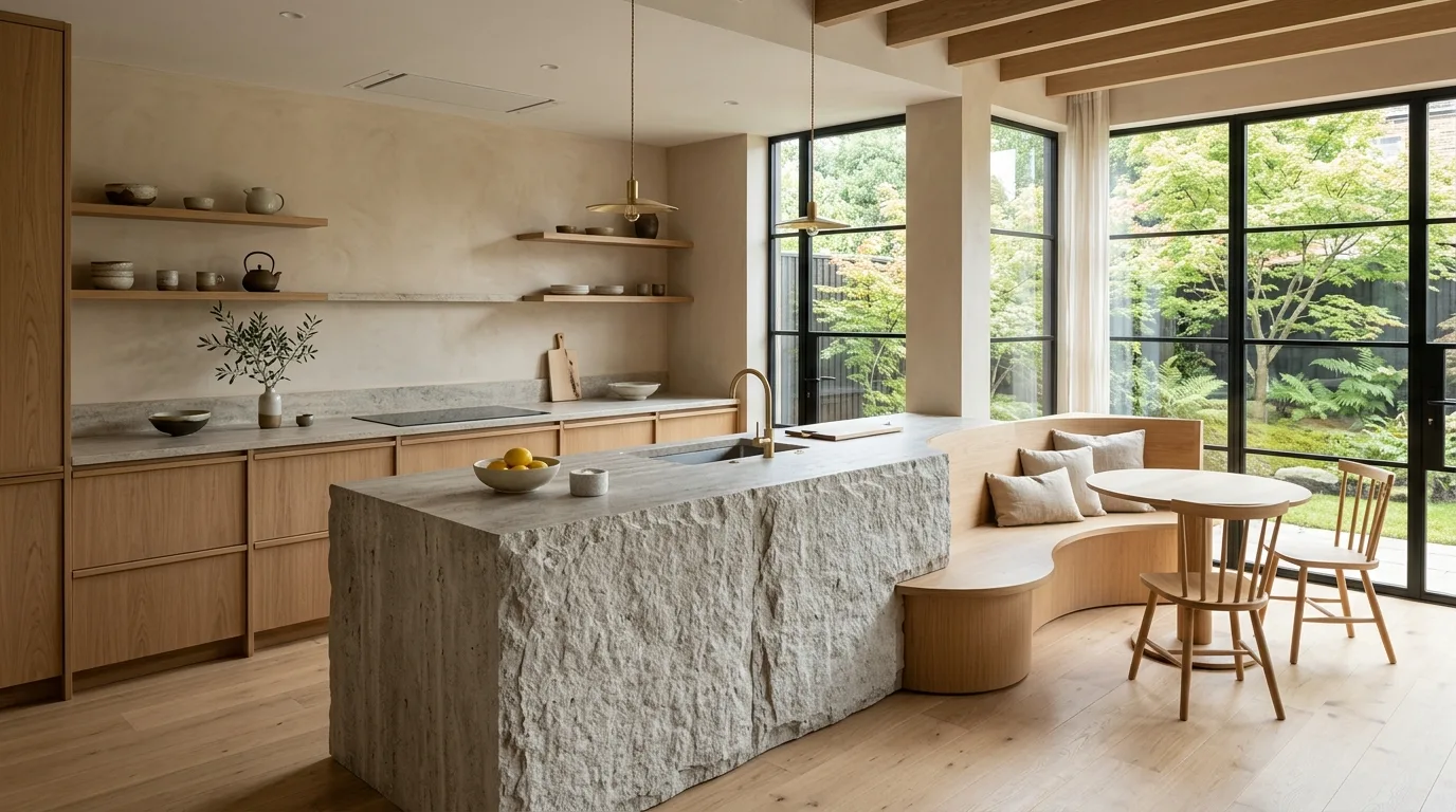 4. Bring in lighting that flatters the finish