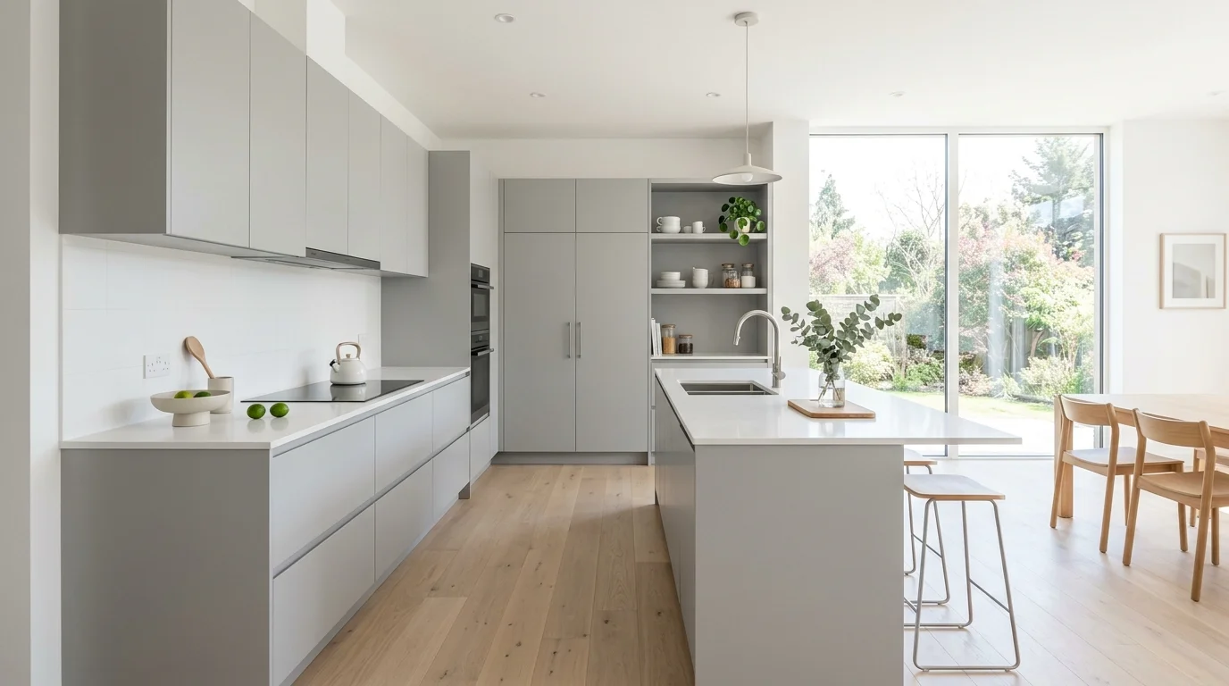 4. Bring in lighting that flatters the finish