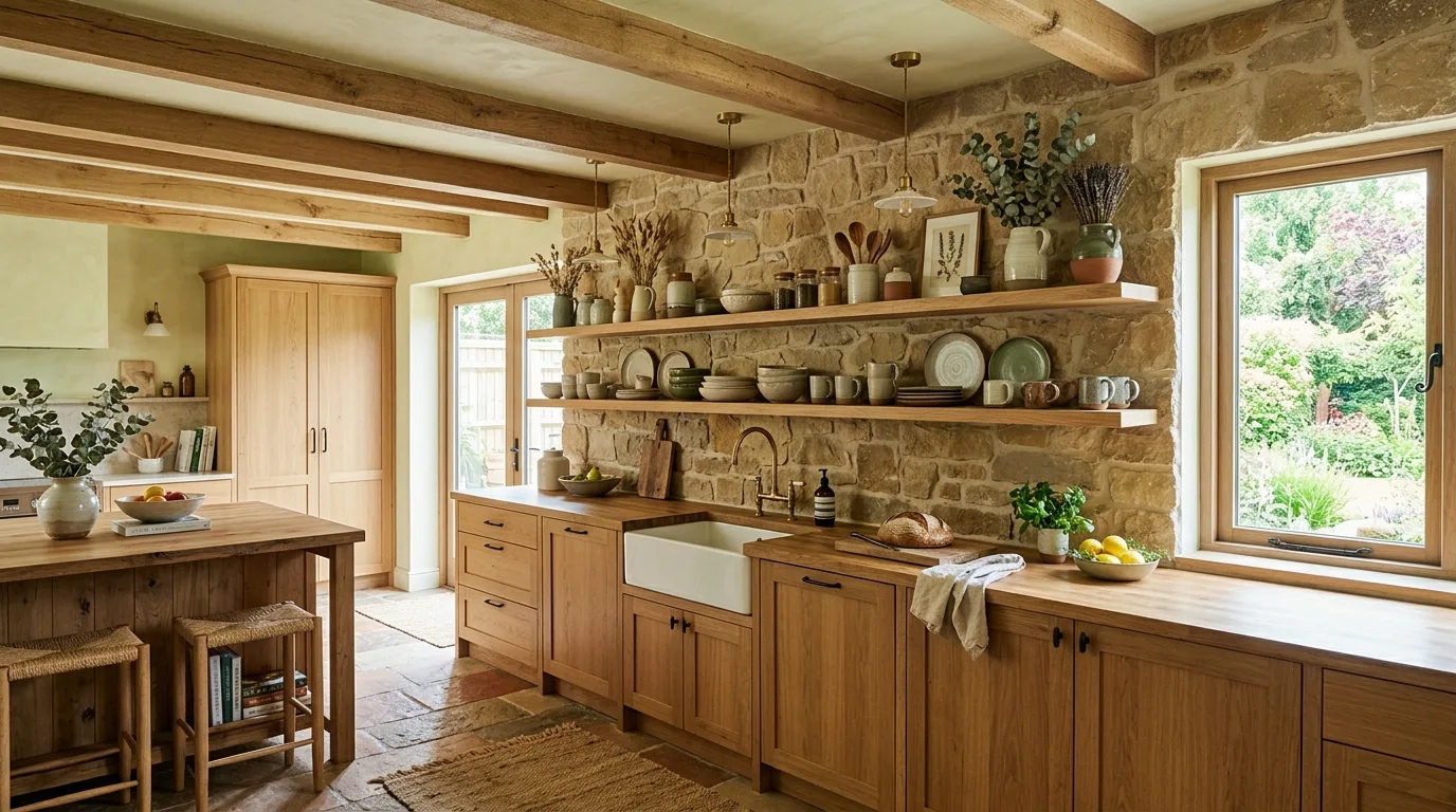 4. Bring in lighting that flatters the finish