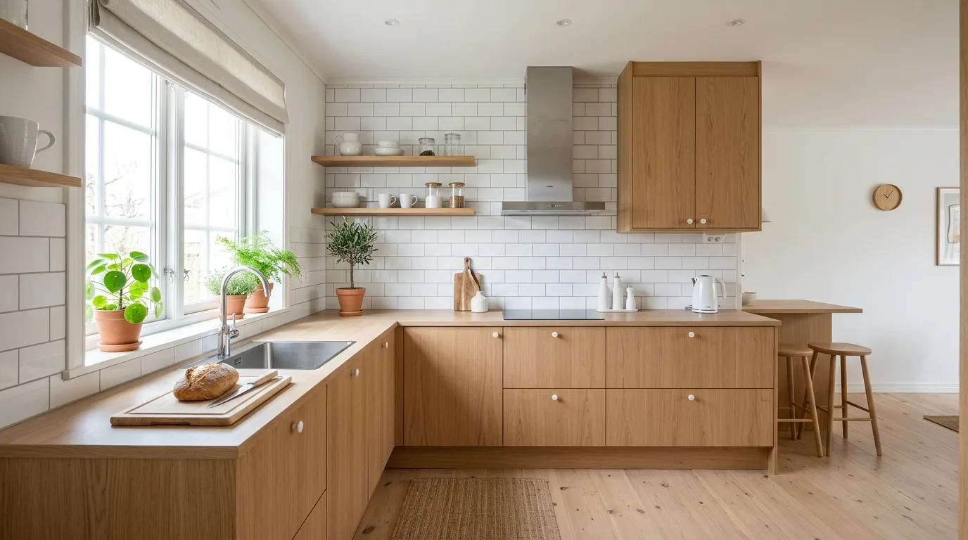 12 Simple Scandinavian Kitchen Backsplash Ideas for a Clean Aesthetic