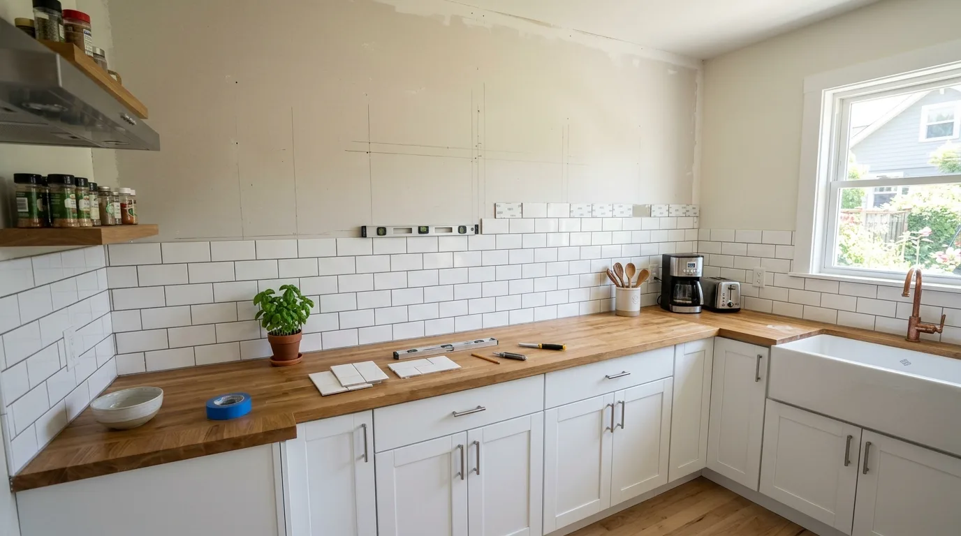 4. Prepare the surfaces and tools first