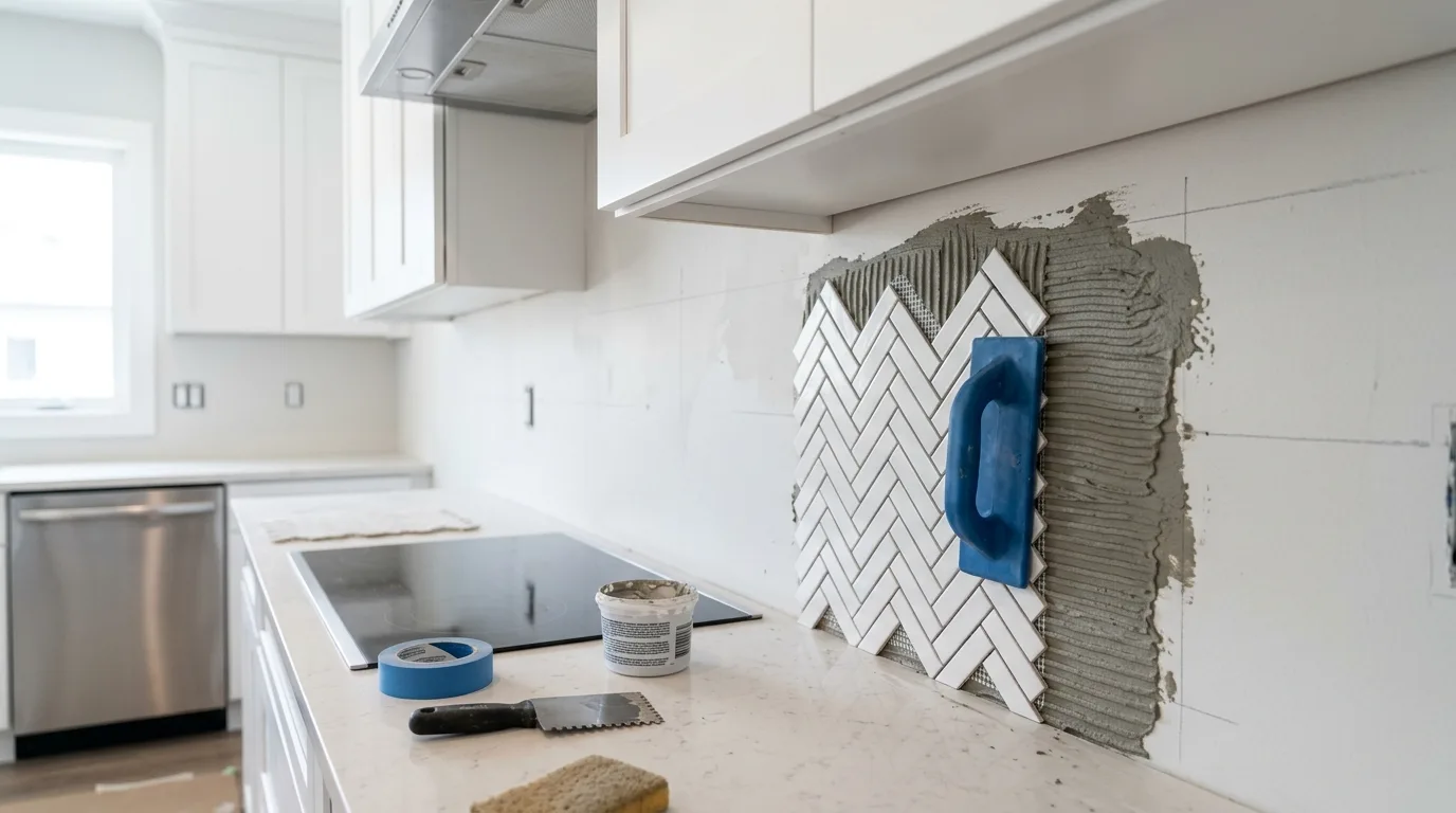 6. Work cleanly so the finish stays sharp