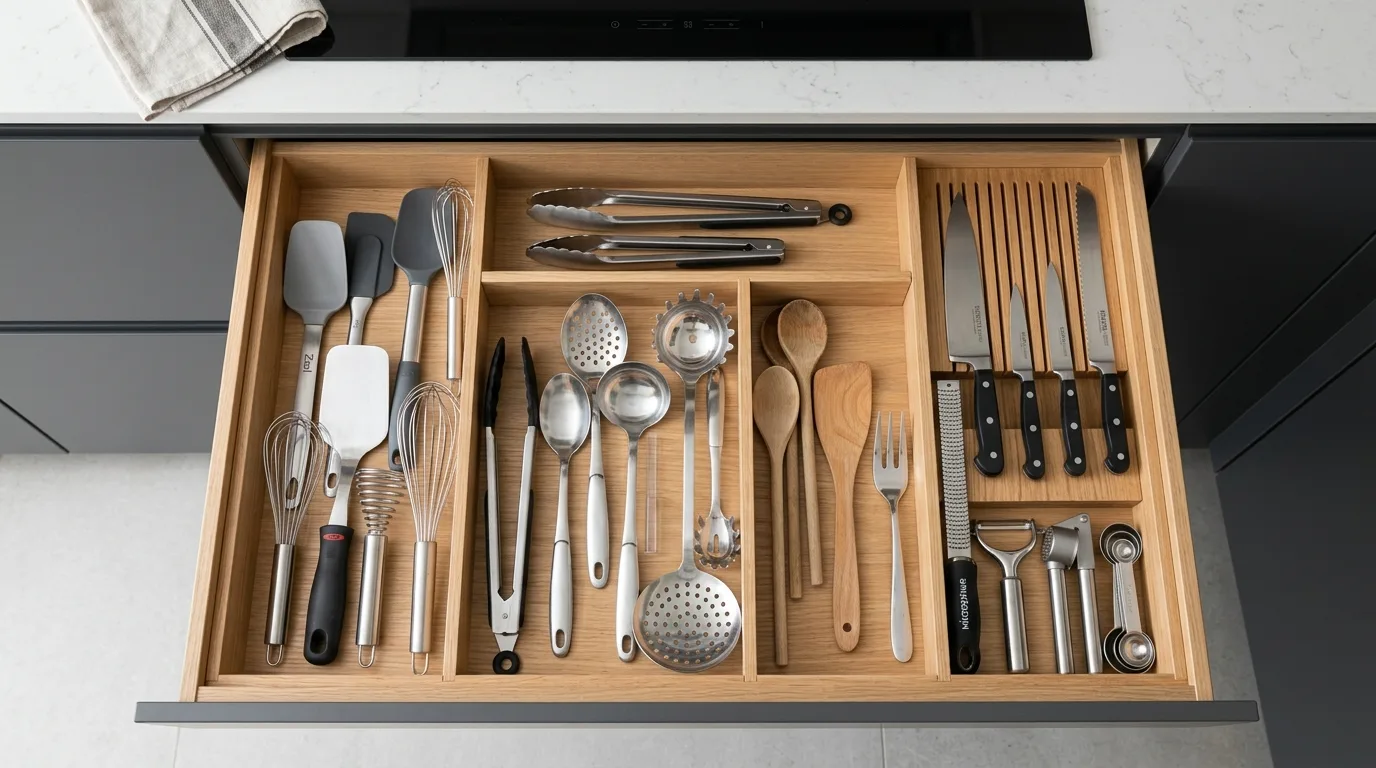 6. Reduce clutter by grouping like with like