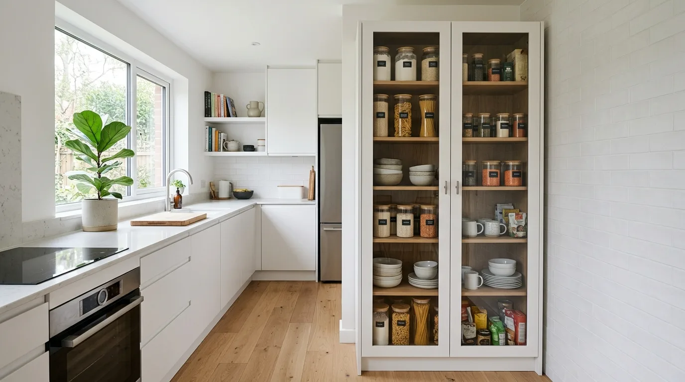 14 Smart Freestanding Kitchen Storage Cabinet Ideas for Extra Space