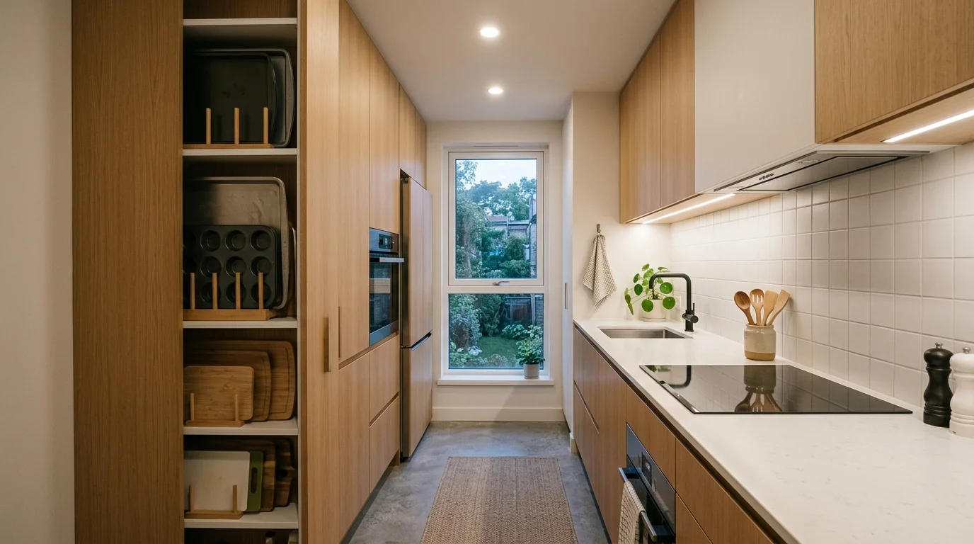 4. Bring in lighting that flatters the finish