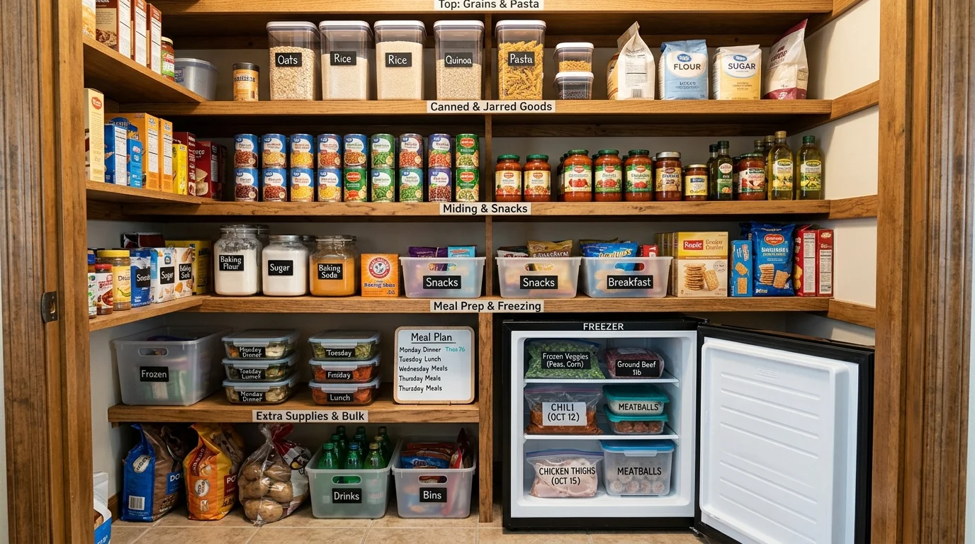 5. Give each shelf or drawer one job