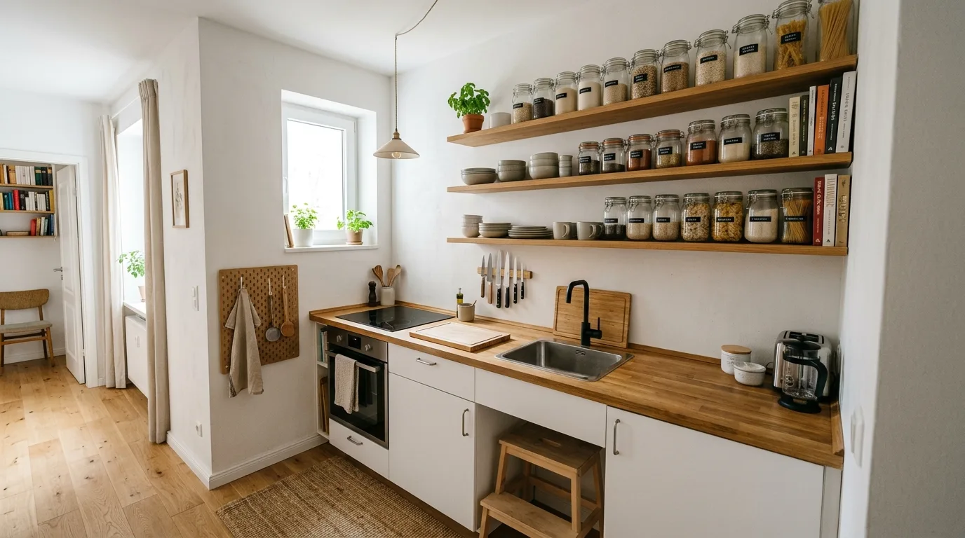 4. Bring in lighting that flatters the finish