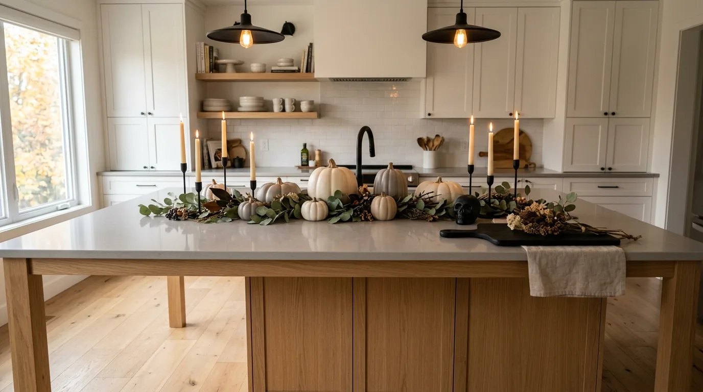 4. Bring in lighting that flatters the finish