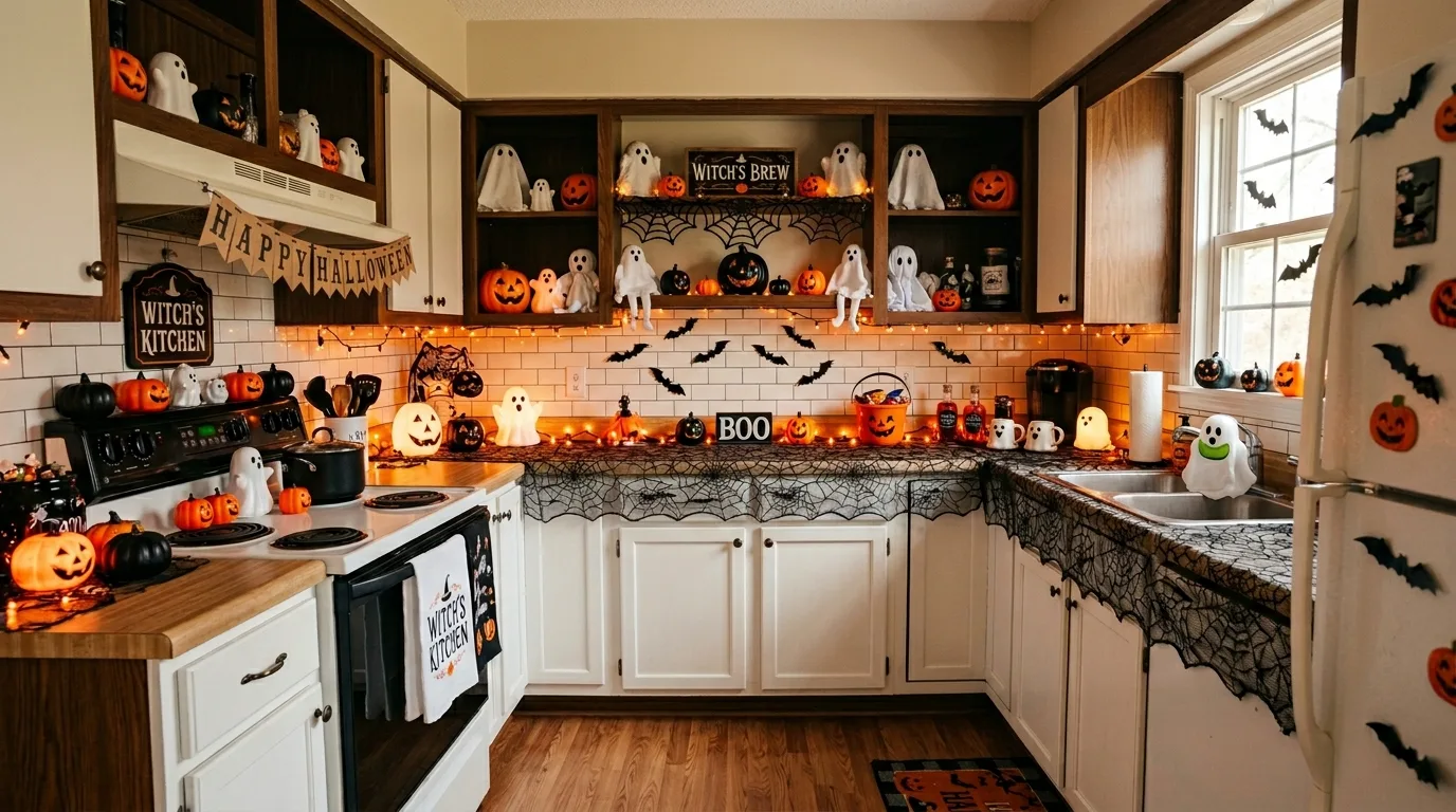 14 Spooky Cute Dollar Tree Halloween Kitchen Decor on a Dime