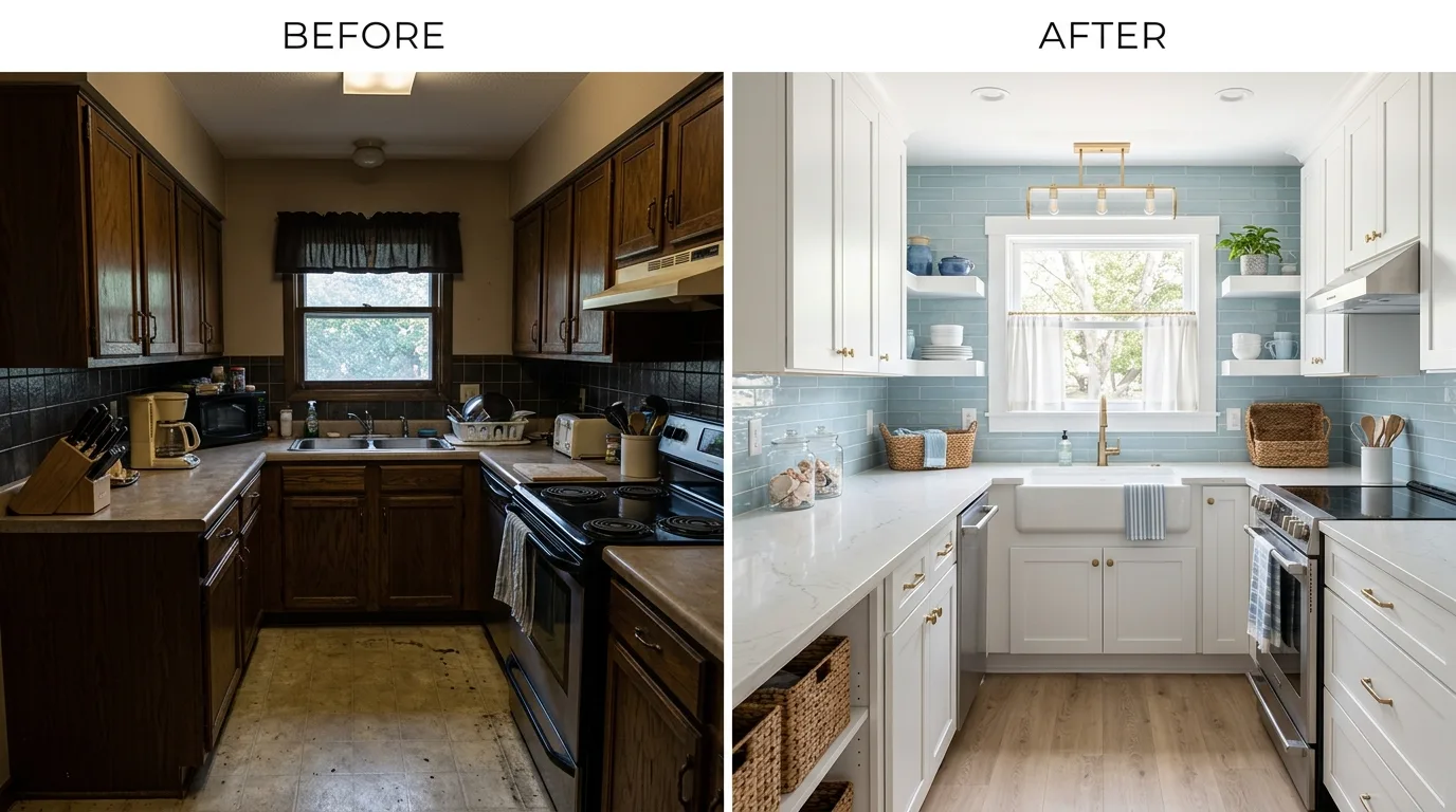 11. Soften the stronger lines with warmth