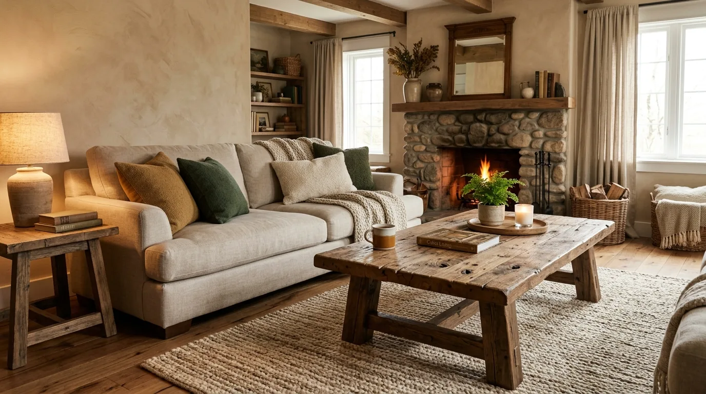 4. Bring in lighting that flatters the finish