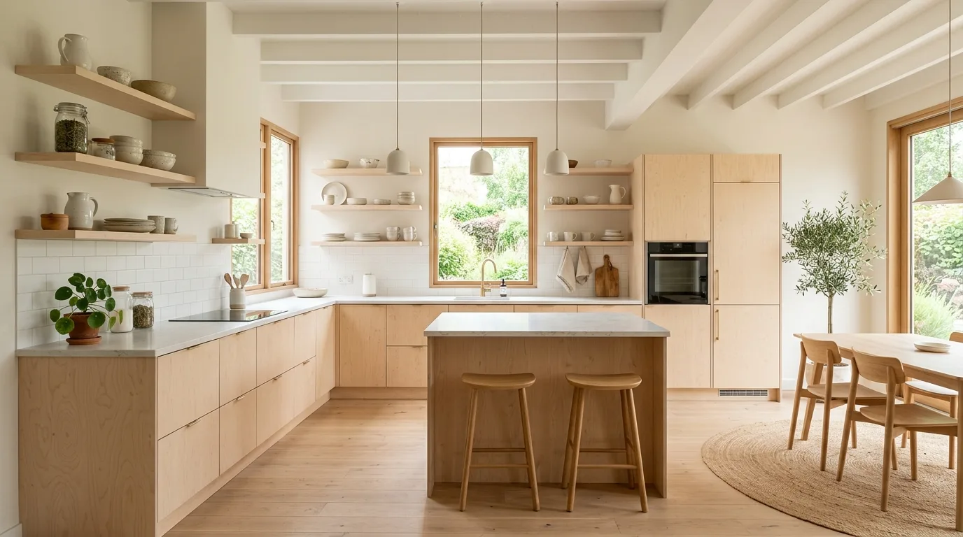 4. Bring in lighting that flatters the finish