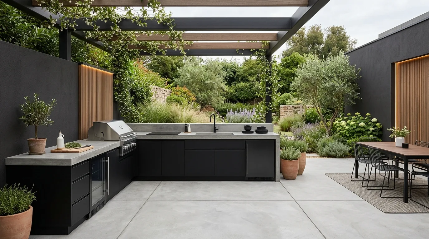 4. Add lighting that extends the space into evening