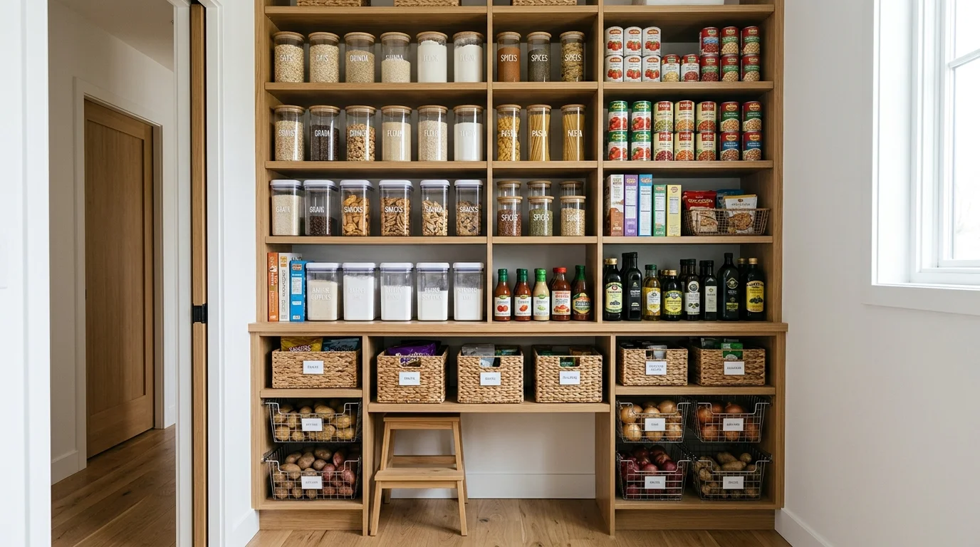 5. Give each shelf or drawer one job