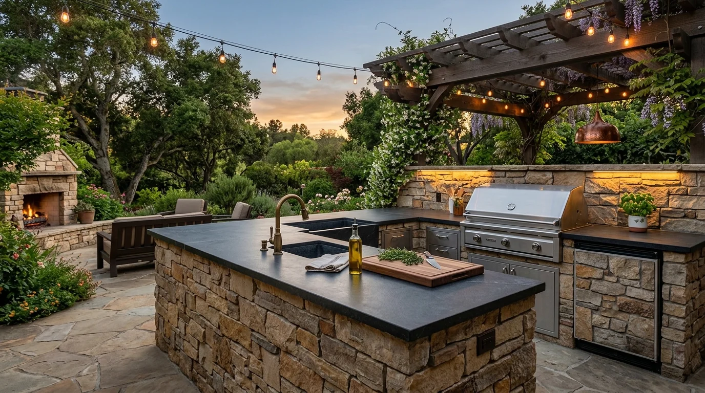 4. Add lighting that extends the space into evening