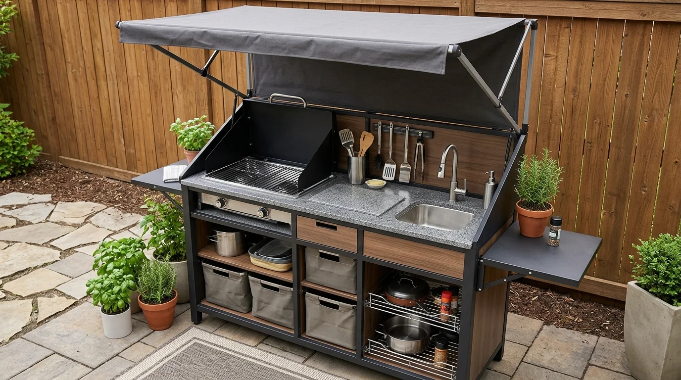 10. Tie the kitchen into the landscape around it